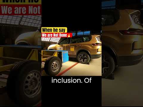 Tata Safari Global NCAP Crash Test. Tata Harrier Crash Test #shorts #tataharrier #tatasafari