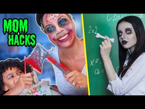 Zombie At School! / 12 DIY Zombie School Supplies EVERY MOM Must Try