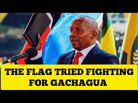 THE FLAG TRIED TO FIGHT FOR GACHAGUA AS DP KINDIKI TAKES OATH OF THE OFFICE