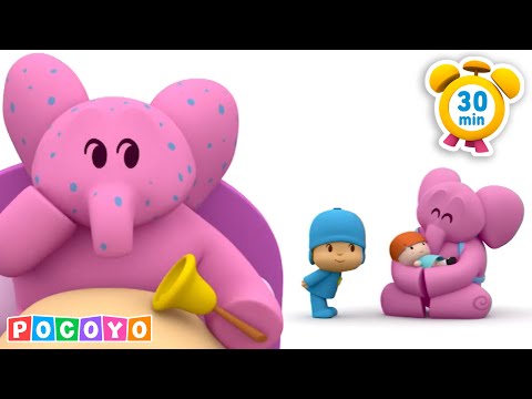 🧸 Elly'nin oyun zamanı 🐘 (30 dakika) | Pocoyo 🇹🇷 Türk - Resmi Kanal | Çocuklar için Çizgi Filmler