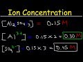 Ionic Compounds and Concentration Calculations