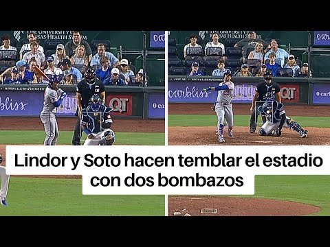 Jonrones de 900M: soto y Lindor Conectan Jonrones Back-to-Back