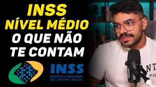O lado positivo e o perigo de estudar para o INSS NÍVEL MÉDIO agora