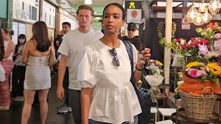 FRANKFURT 🇩🇪 Kleinmarkthalle/Saturday Market Walk/Local Food & Weekend Atmosphere 
