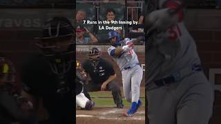 7 Runs in the 9th inning by LA Dodgers! #mlb