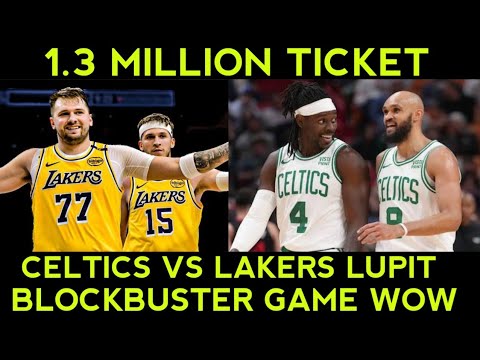 1.3 MILYON ang ticket sa Lakers vs Celtics! SMITH snob rin kay Draymond Green