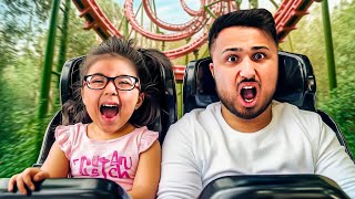 First Time on a Roller Coaster! Epic Reactions From My Kid (Thorpe Park)