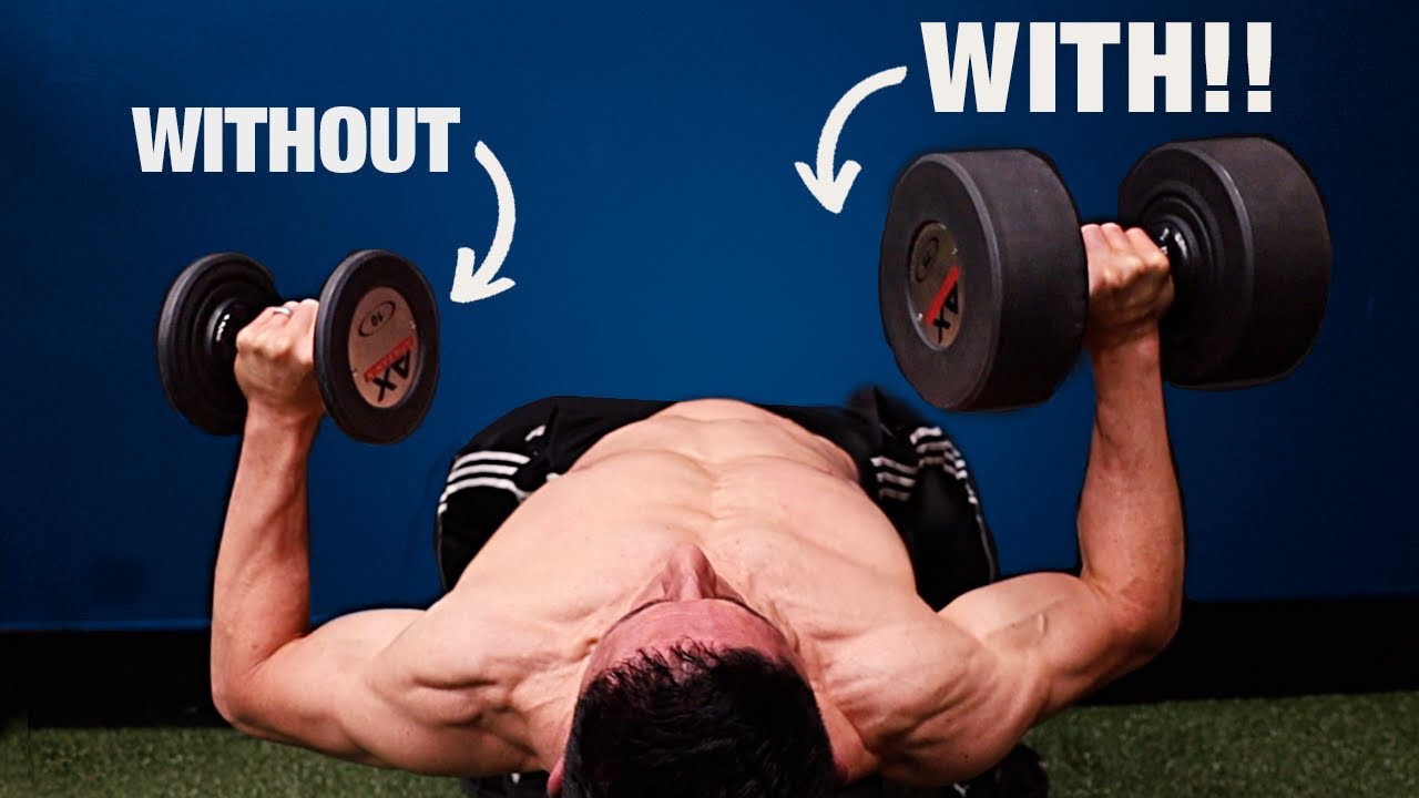 Bench Press Heavier Dumbbells (GUARANTEED)