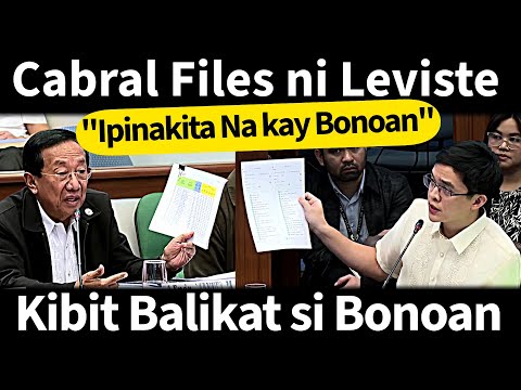 Pinagbangga ang Cabral Files na Hawak ni Cong Leviste at Ang Mga Nalalaman ni Bonoan.