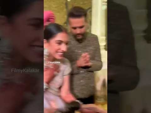 #anantambani #radhikamerchant thanking Smt Shanteri Nayak for her delectable meals ?❤️ #filmykalakar
