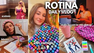 ROTINA PRODUTIVA | 24h comigo: estudos, compras, leitura, skin care