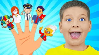 Canción de la Familia Dedo (Versión Trabajos) | Canciones Infantiles con Max
