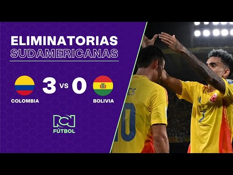 Resumen: Colombia (3) vs. Bolivia (0) | Eliminatorias 2026