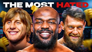 Top 10 Most Hated UFC Fighters! MMA Fans Don't Like Them