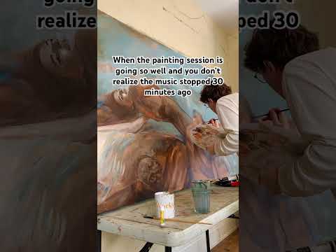 I’ve gone an hour before #artist #art #painting