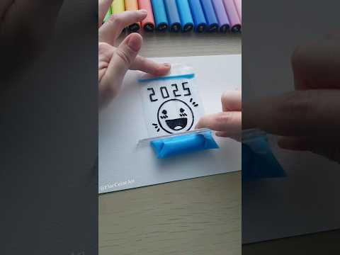 💖Happy New Year! #cute #slime #magic ziplock bag #art #2025 expectations #drawing