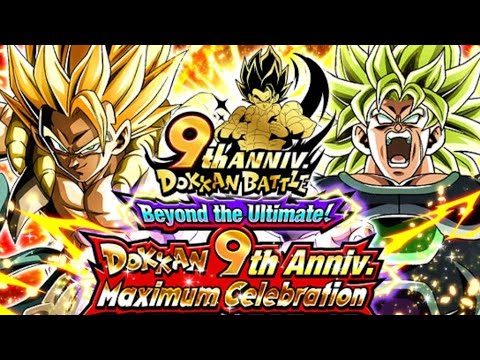 I'M BACK! 9TH ANNI DOKKAN SUMMONS! LR BROLY & LR GOGETA INSANE LUCK SUMMONS! DBZ DOKKAN BATTLE