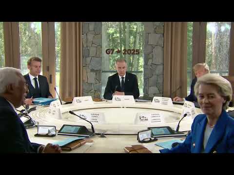 YouTube video thumbnail: Canada's Carney Opens G7 Meeting, Says 'There can be no Security Without Economic Prosperity'