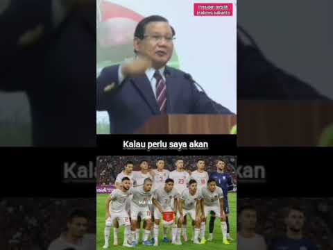 Tekat pak prabowo indonesia harus masuk piala dunia