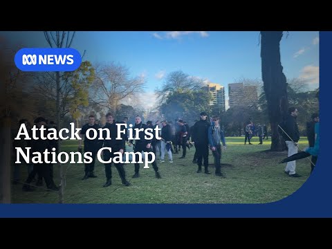YouTube video thumbnail: Condemnation for far-Right Attack on Camp Sovereignty After Anti-Immigration Rally