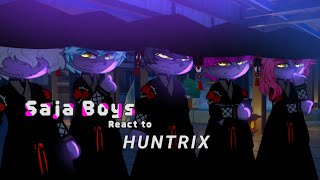 Saja Boys React To Huntrix 💥||Kpop Demon Hunters But With Plotwist ✨️||Gacha Club and Gacha Life||