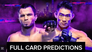 UFC Shanghai Predictions | Nurmagomedov vs Song