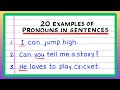 Identifying Pronouns in Sentences
