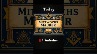 Freimaurer Sammelkarten - humorvoller Blick ins Logenleben; Teil 13 - 1. Aufseher #freimaurerei