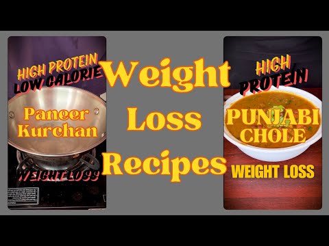 Paneer Kurchan & Punjabi Chole | Weight Loss | Recipe