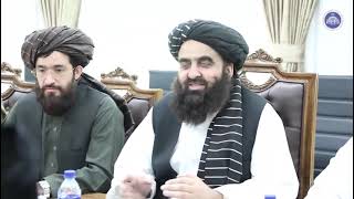 د بهرنیو چارو وزیر د اندونیزیا د پخواني مرستیال ولسمشر او مل پلاوي سره وکتل.