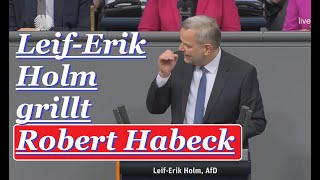 💥 Sehenswert 💥 Leif Erik Holm grillt Robert Habeck  💥 AfD Fraktion im Bundestag