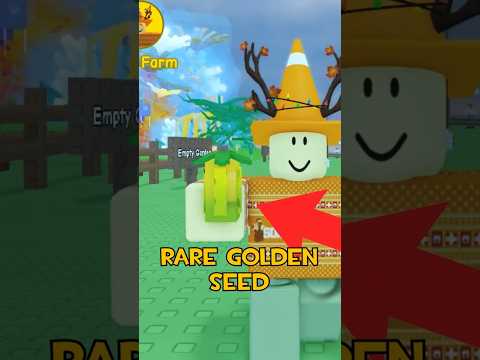 new GOLDEN SEED in grow a garden 🌱💀 #growagarden #roblox #robloxmemes #shorts