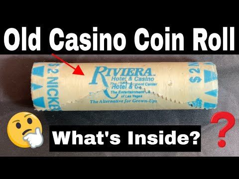 Opening an Original Casino Wrapped Coin Roll - Riviera Casino