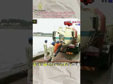 Xe cứu hỏa thách đấu xe hút nước #tomtatnhanh #haihuoc #funny #giaitri #shorts
