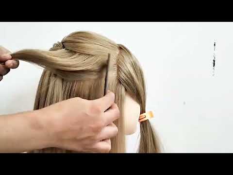 Beautiful Ponytail Hairstyle hack/#braids #hairstyle