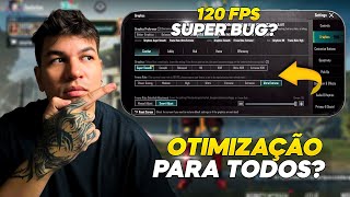 NOVO GRÁFICO E 120 FPS PARA TODOS CELULARES? BUG DE OTIMIZAÇÃO NO PUBG MOBILE