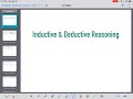 Inductive and Deductive Reasoning in Geometry