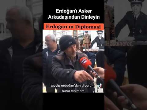 Sokak Ropörtajında Erdoğan'ın Diplomasını Sordu  Askerlik Arkadaşına Rast Geldi #gündem  #siyaset