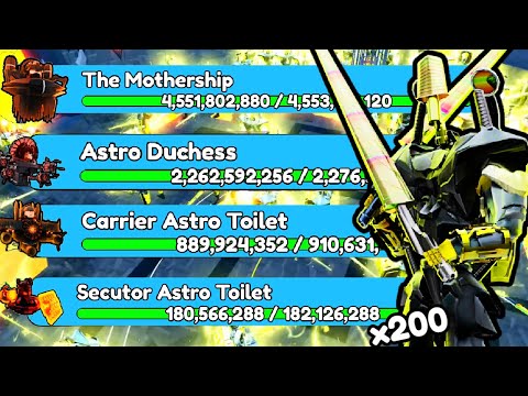 SHINY TITAN MICROPHONE MAN vs EVERY BOSS!! (Toilet Tower Defense)