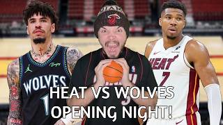 HEAT VS TIMBERWOLVES OPENING NIGHT WATCH PARTY!