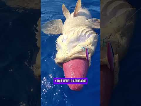 Este Mero Gigante Sufrió un Barotrauma