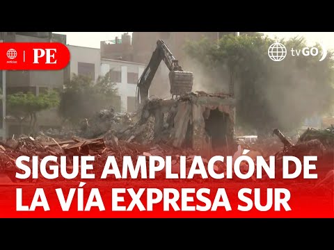 Avances en la ampliación de la Vía Expresa Sur en Lima | Primera Edición | Noticias Perú