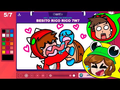 ¡RAPTOR encuentra el AMOR! 😂🎨 REACCIONAMOS a los DIBUJOS MAS ABSURDOS de GARTIC PHONE