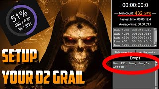How to Setup Auto Grail/Run Counters For Diablo 2!