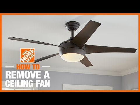 How To Remove A Ceiling Fan, How To Take Down A Ceiling Fan