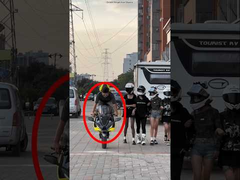 😱😨Rich biker finds love ride! #viralvideo #trending #ytshorts #bikeride #shorts