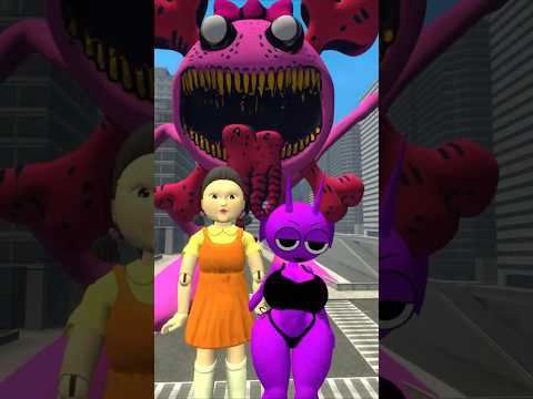 CAN YOU CATCH SQUID GAME RANDOM SPRUNKI EYES BIG MAZE in Garry's Mod