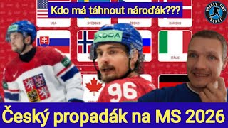 Český propadák na MS v hokeji 2026! Nebylo tam vůbec nic! Tomášek na lídra repre jednoznačně nemá!
