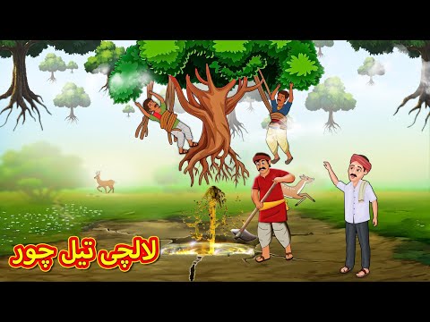 لالچی تیل چور | Urdu Story | Stories in Urdu | Urdu Fairy Tales | Urdu Kahaniya