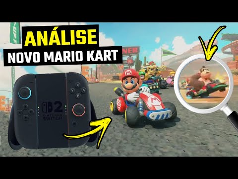 TODOS OS DETALHES do novo MARIO KART do SWITCH 2 | Análise do trailer